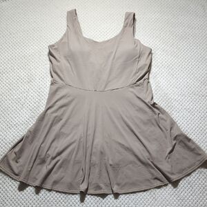 FawnFit 3 In 1 Athleisure Mini Tank Dress With Built-in Bra And Shorts